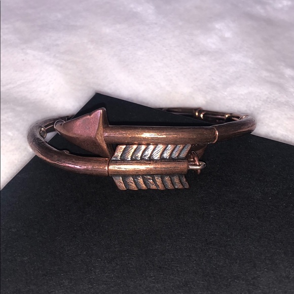 Alex And Ani Rose Gold Arrow Wrap - Picture 3 of 3